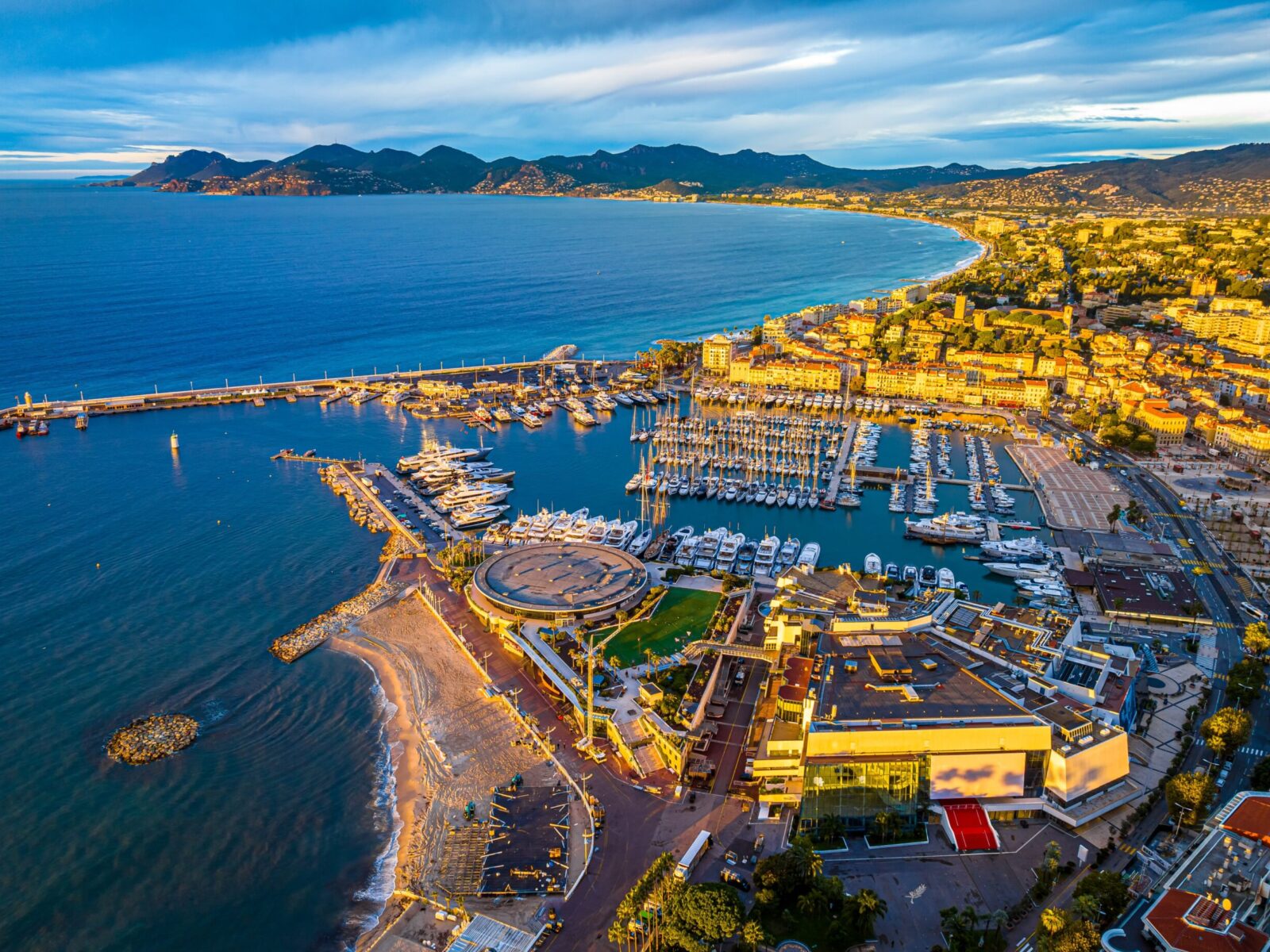 Aerial,View,Of,Cannes,,A,Resort,Town,On,The,French