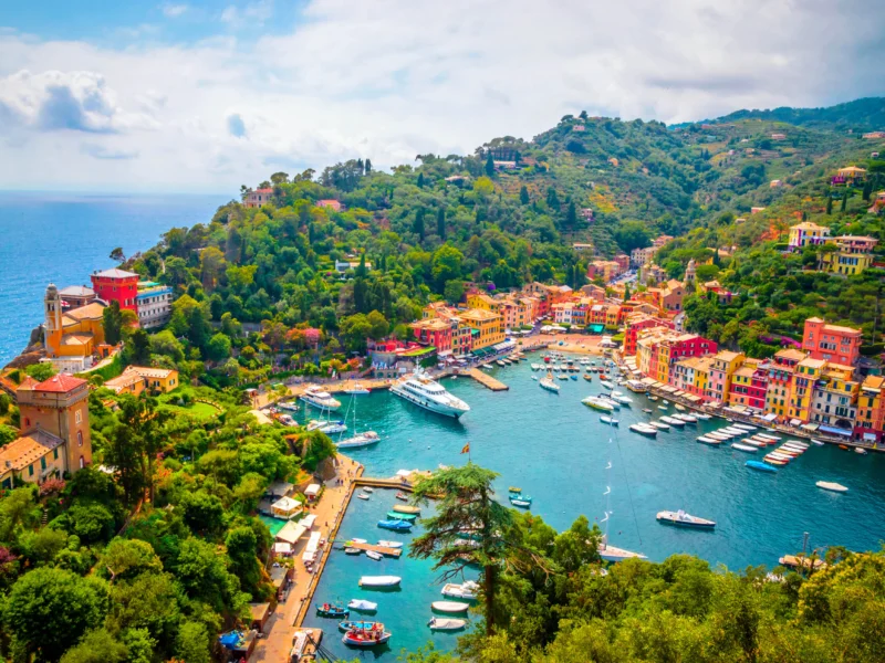 Beautiful,Bay,With,Colorful,Houses,In,Portofino,,Liguria,,Italy