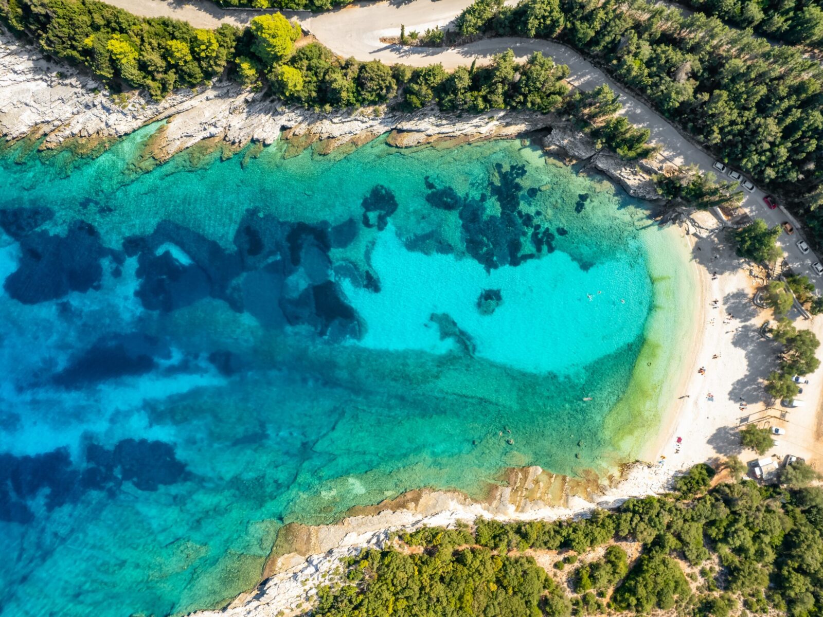 Aerial,View,Of,An,Amazing,Sea,Bay,With,Beautiful,Emplisi