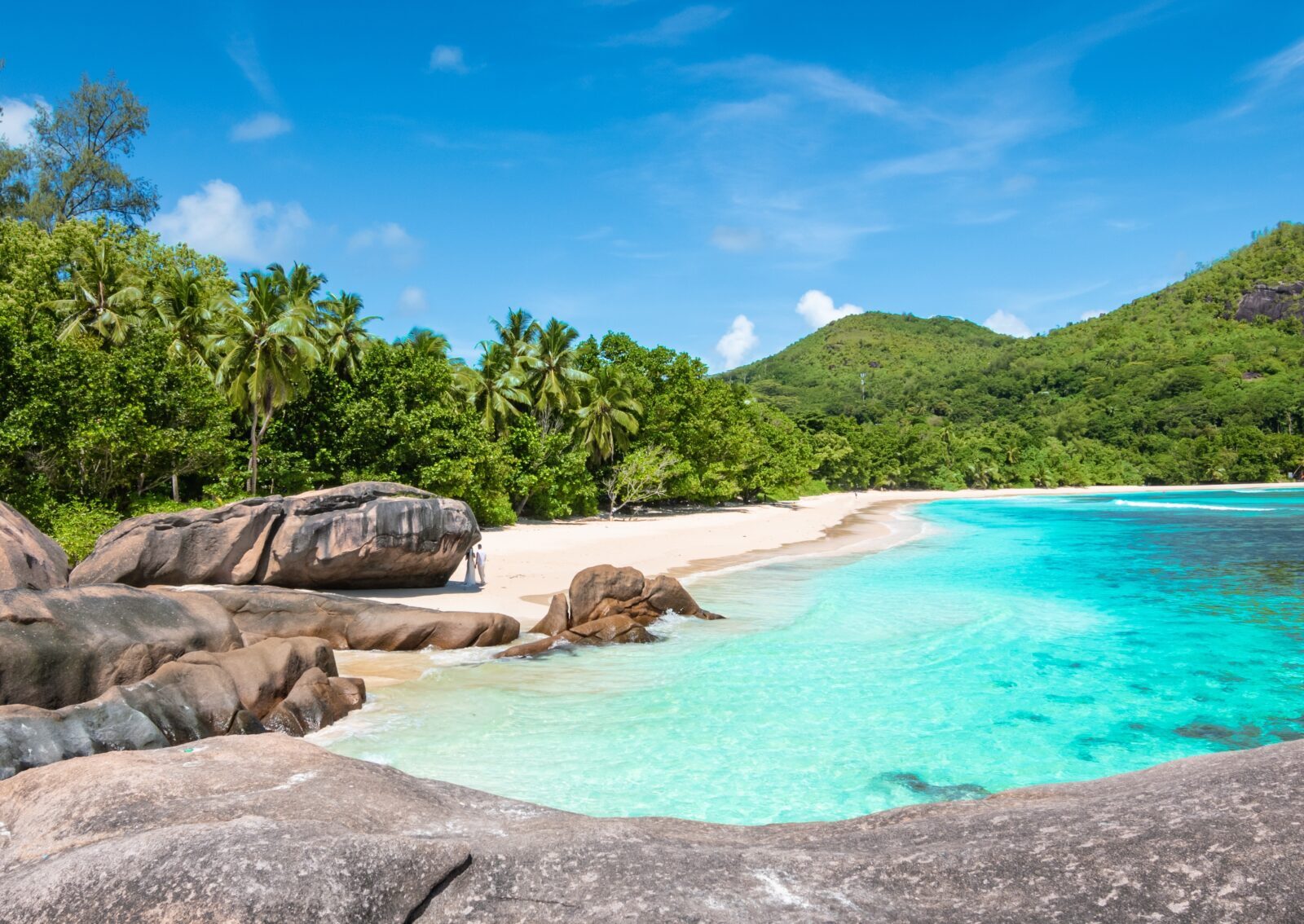 Stunning,Beach,With,Rocks,On,Mahe,Island,,Seychelles
