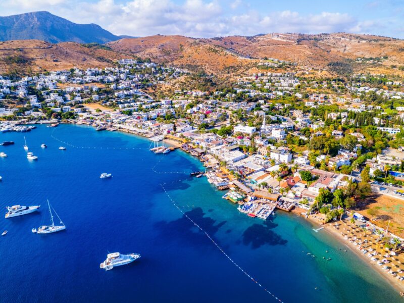Turkbuku,Bay,Of,Bodrum.,Mugla,,Turkey.,Aerial,Panoramic,View,Of